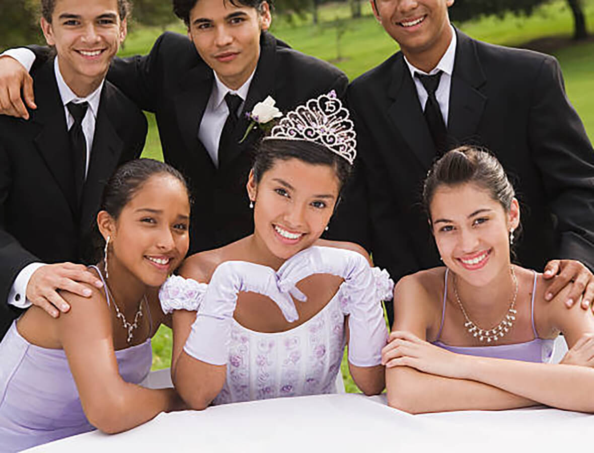 Quinceanera celebration