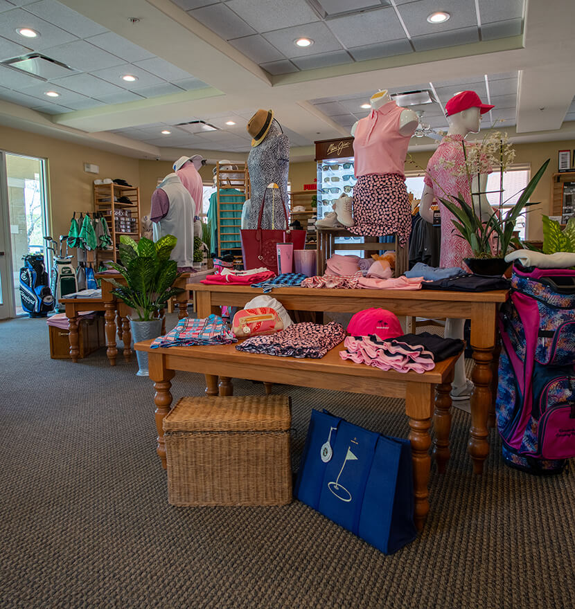 Golf shop