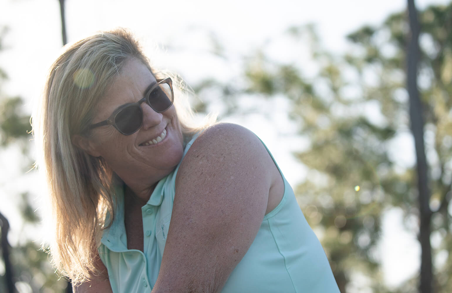 Woman golfer